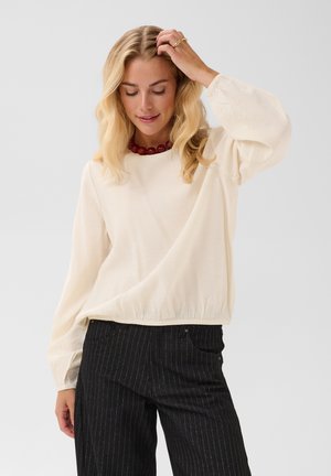 Cream, CRTRINA BLOUSE - Blouse - oatmeal
