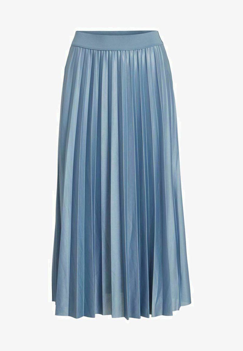 VILA VINITBAN MIDI - A-silueta svārki - captains blue