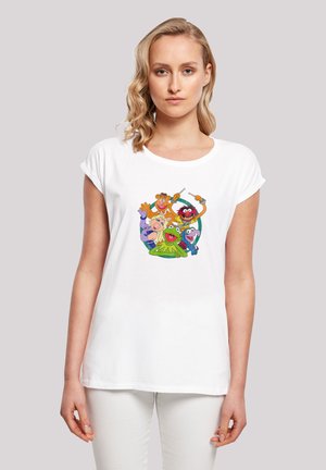 DISNEY DIE MUPPETS KERMIT DER FROSCH FOZZIE BÄR GONZO MISS PIGGY - Print T-shirt - white
