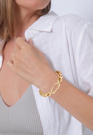Elli TWISTED CURB CHAIN - Armband - gold-coloured