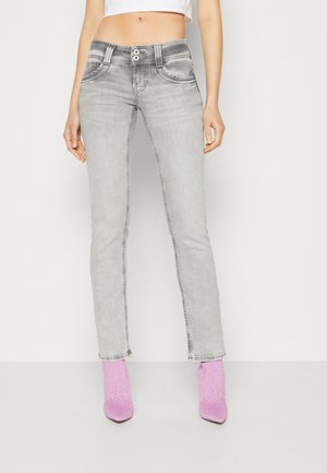Jeans straight leg - grey denim
