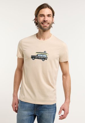 Ragwear Print T-shirt - ivory