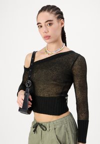 BDG Urban Outfitters AYSM  - Hosszú ujjú felső - black