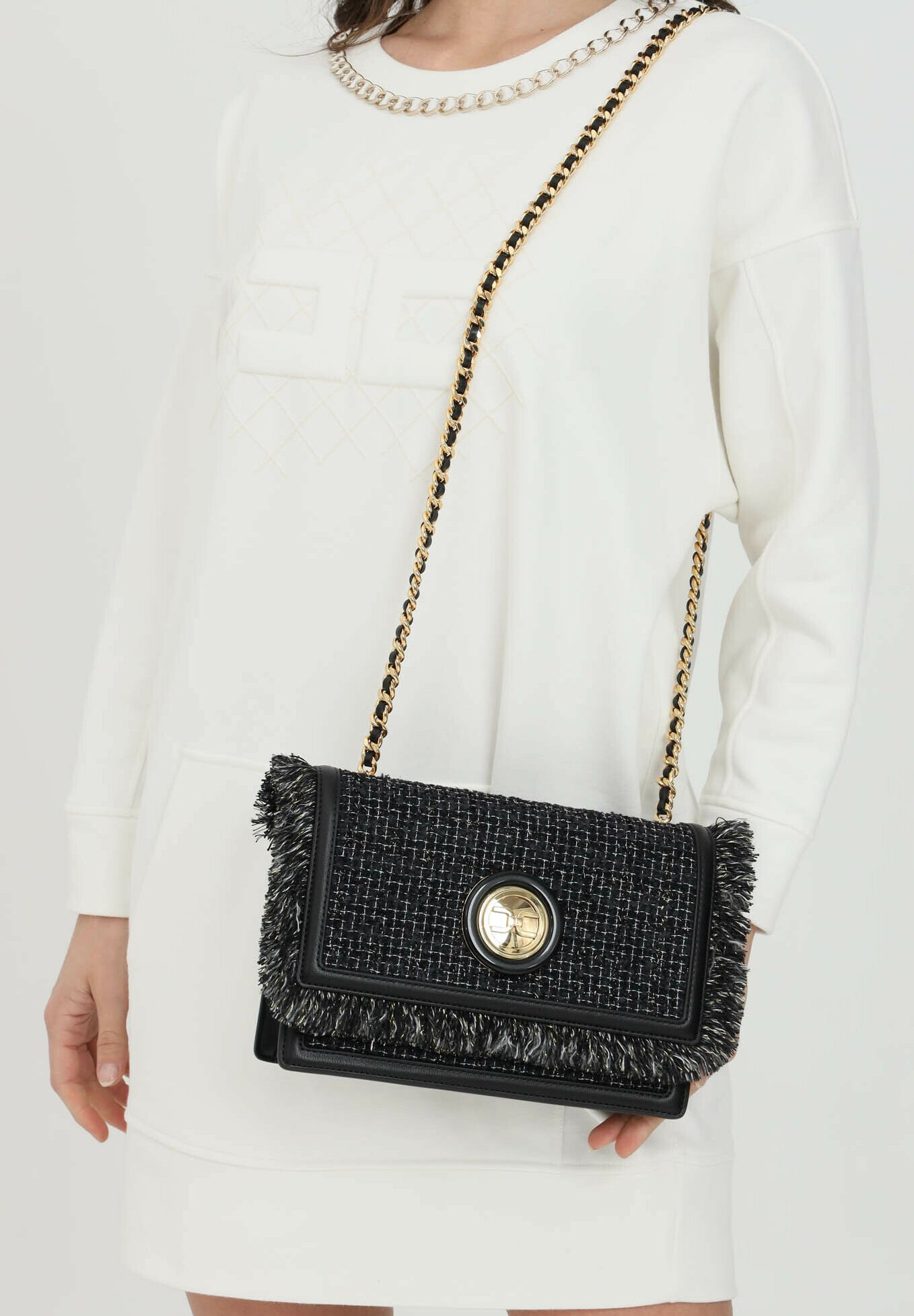 Elisabetta Franchi Borsa a tracolla - nero - Zalando.it