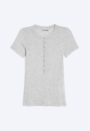 Weekday, HENNY - T-shirt basique - grey melange