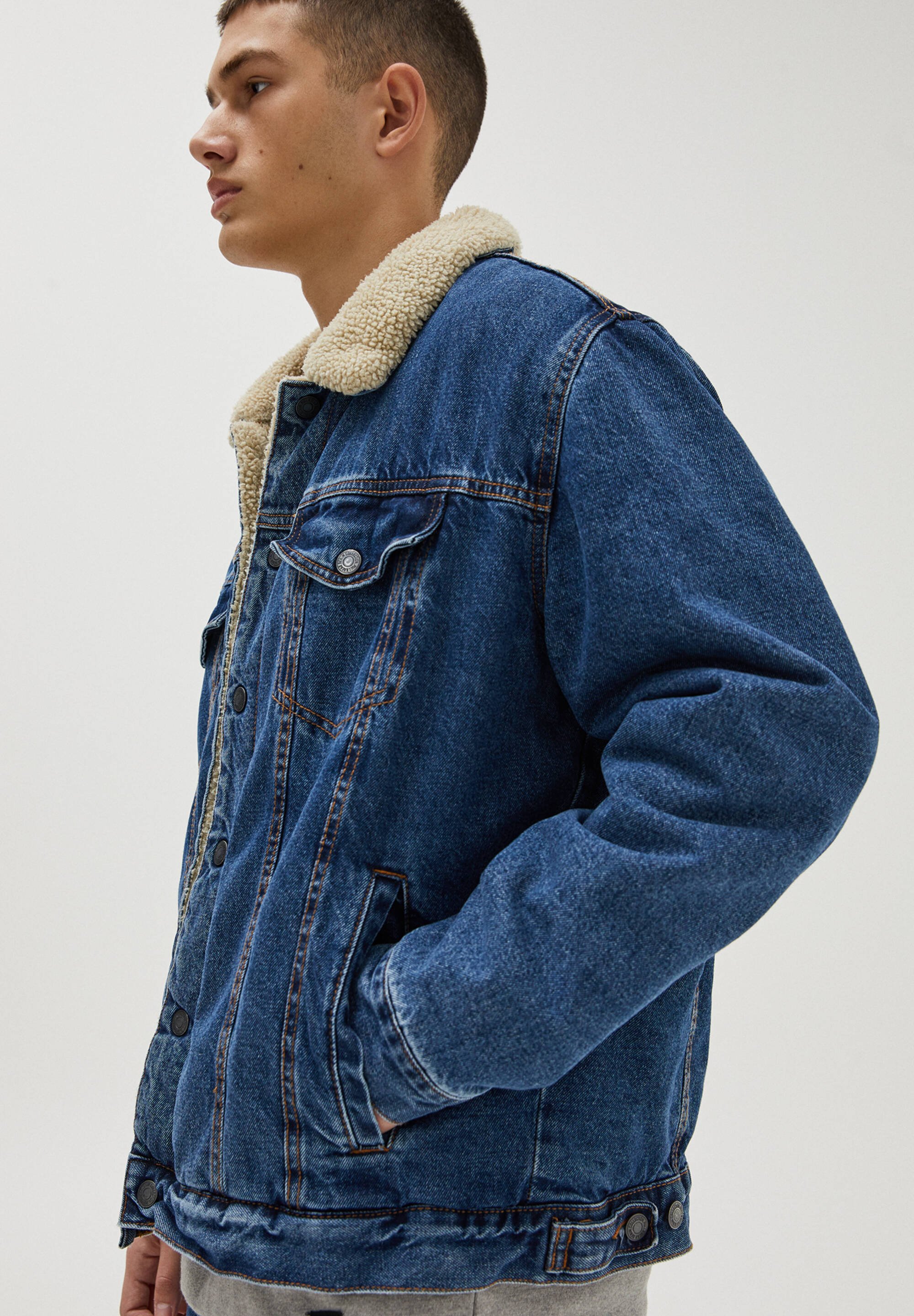PULL\u0026BEAR Giacca di jeans - royal blue/blu reale - Zalando