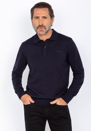 Schott Poloshirts - bleu marine