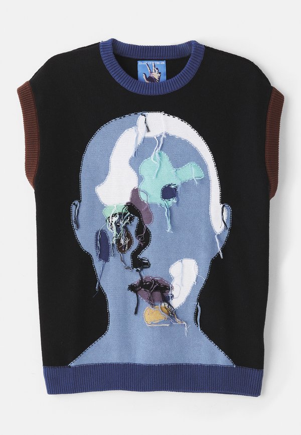 REVERSE PATCHWORK FACE  - Print T-shirt4
