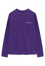 PULLu0026BEAR WITH EMBROIDERED TEXT - Sweatshirt - mauve - Zalando.de