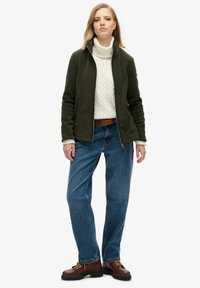 Superdry & Co ESTATE FULL - Fleecejas - surplus goods olive green