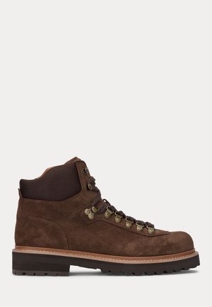 Polo Ralph Lauren, ALPINE SUEDE TRAIL BOOT - Боти с връзки до глезена - chocolate brown