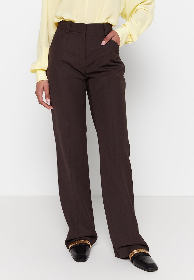 Victoria Beckham Broek bruin
