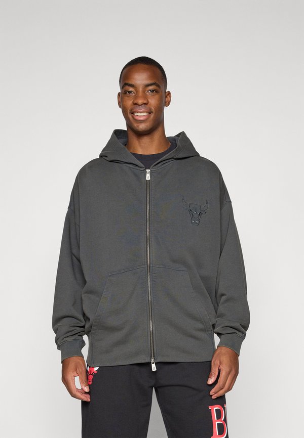 NBA CHICAGO BULLS WASHED FULL ZIP - Club wear