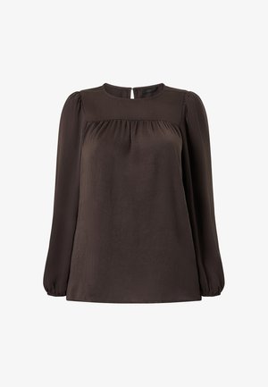 Ellos Plus collection, BLUSE MIT BALLONÄRMELN - Bluse - brown