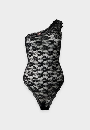 Hunkemöller, AVELINE ASYMMETRIC STRING - Body - caviar