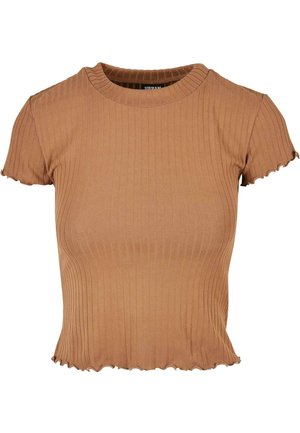 T-shirt - bas - darktaupe