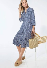 GOLDNER Blusenkleid - royal blue