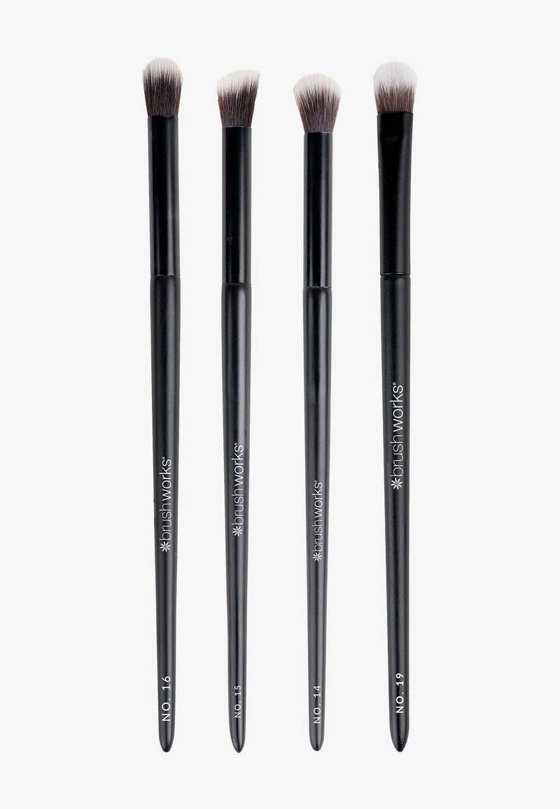 Brushworks - EYE BLENDING SET - Makeupbørstesæt - black, Forstør