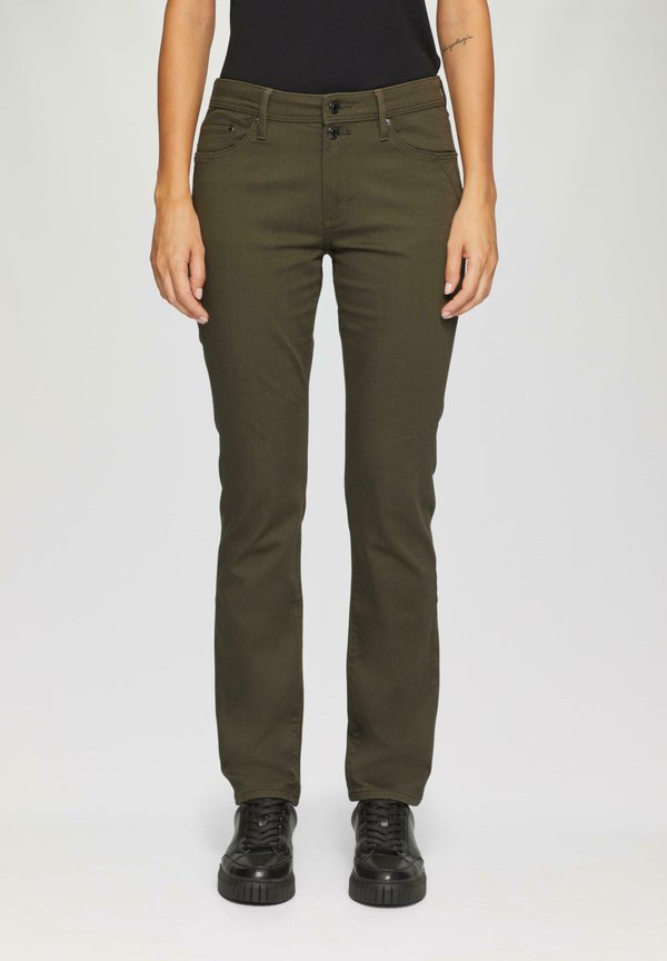 Jeans Slim Fit - olivgrün