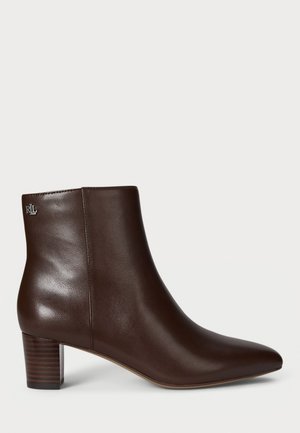 DEMI BOOTS BOOTIE - High heeled ankle boots - dark hickory