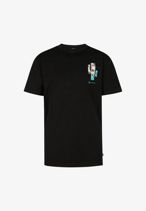 Petrol Industries, BACK PRINT SOL - T-shirts print - black