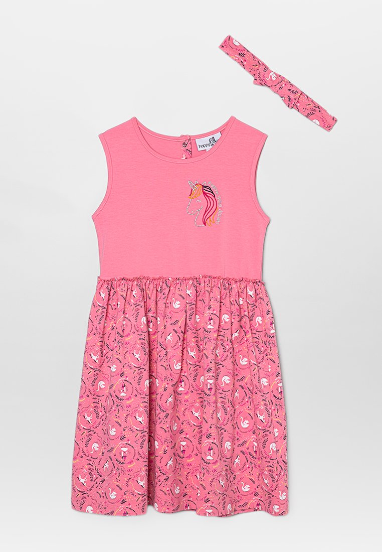 happy girls Jerseyjurk donkerroze