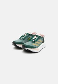adidas Performance ADIZERO BOSTON 12 - Tenisice za cestovno trčanje - collegiate green/matte gold/sandy pink