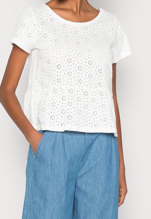 T-shirt print - white