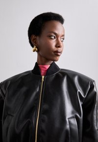 Fête Impériale PLATON JACKET - Bunda z nepravej kože - black