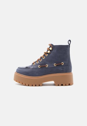 STONE STREET BOOT - Snørestøvletter - dark blue