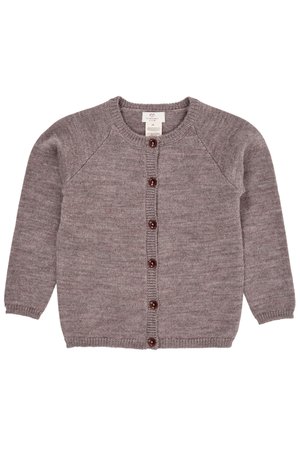 MERINO UNISEX - Kardigan - natural melange