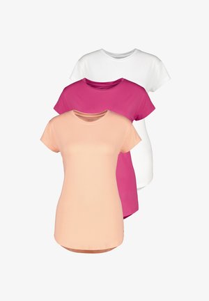 alife & kickin 3 PACK - T-shirt basic - mellow peach