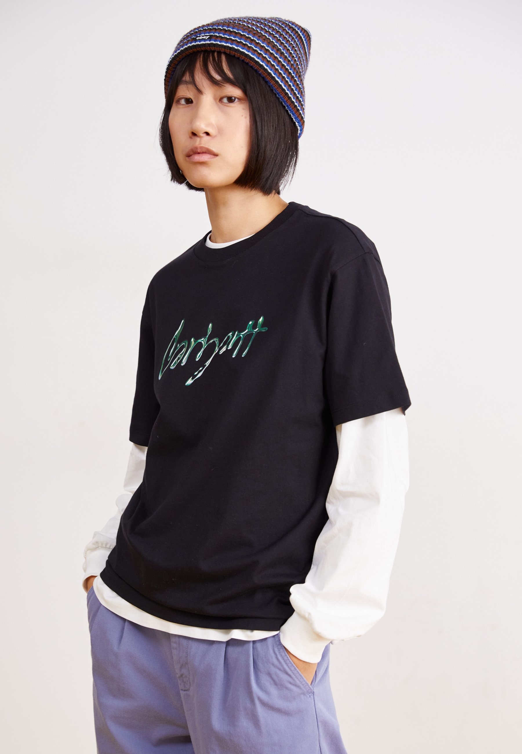★CARHARTT WIP Drip Script T-Shirt Tシャツ 関税込★ Carhartt WIP W' S/S Drip Script T-Shirt, Black | Official