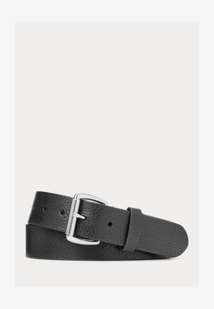 Polo Ralph Lauren, TUMBLED LEATHER BELT - Cinturón - black