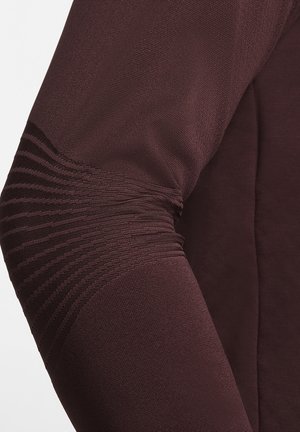 Nike Performance STRIKE WINTERIZED DRIL  - Maglietta a manica lunga - burgundy crush/reflective silv