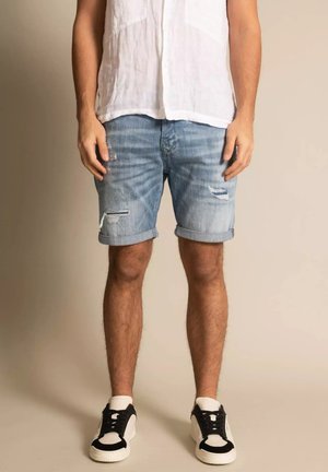 Jack & Jones 231-RICK BLAIR - Shorts vaqueros - destroyed