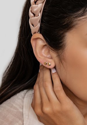 Hey Happiness, LOVE HEART SET - Earrings - gold-coloured