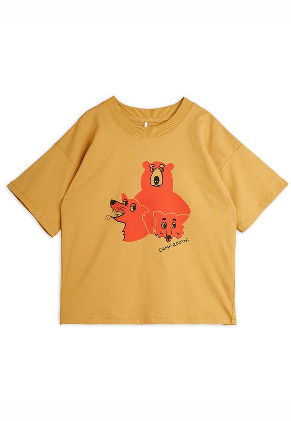 CAMP TEE UNISEX - Print T-shirt - beige4