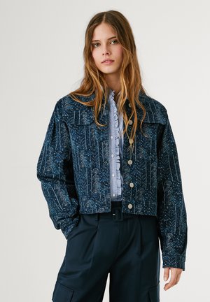Pepe Jeans TINA PRINT - Giacca di jeans - dulwich blue