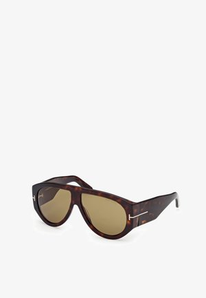 Tom Ford BRONSON - Sluneční brýle - dark havana