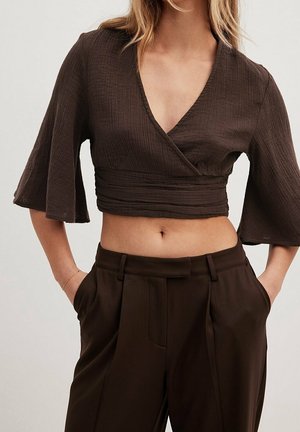 Blouse - brown