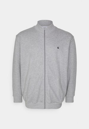 Jack & Jones EPAULOS - Mikina na zip - light grey