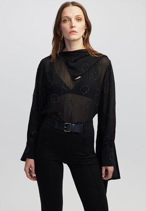 WITH HOTFIX - Blouse - black
