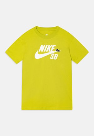 Nike SB TEE LOGO UNISEX - T-shirts med print - bright cactus