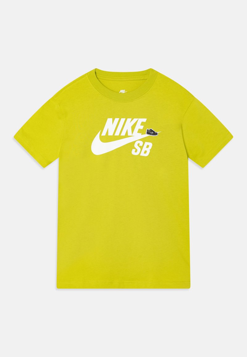 Nike SB TEE LOGO UNISEX - Potiskana majica - bright cactus