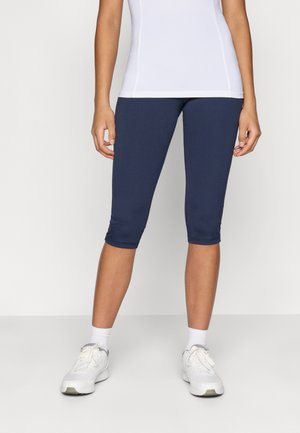 CARLY CAPRI LEGGINGS - Pantalón 3/4 de deporte - navy