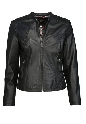 Leather jacket - black