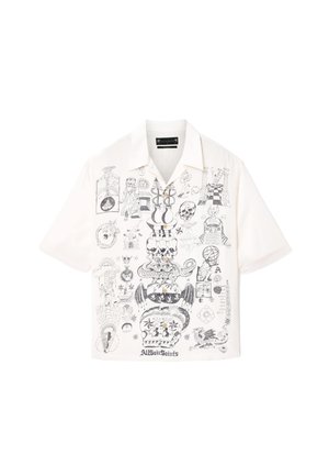 AllSaints, IGNIS SS SHIRT - Overhemd - ecru