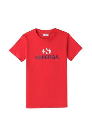 SHORT-SLEEVED - T-shirt con stampa - rosso