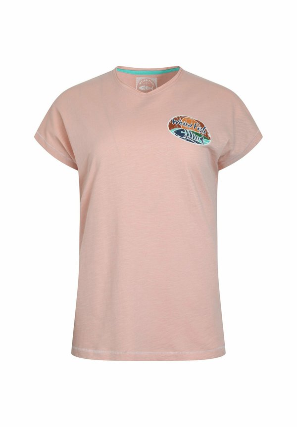 SEASHORE BACK PRINT GRAPHIC  - Print T-shirt - dusty rose2